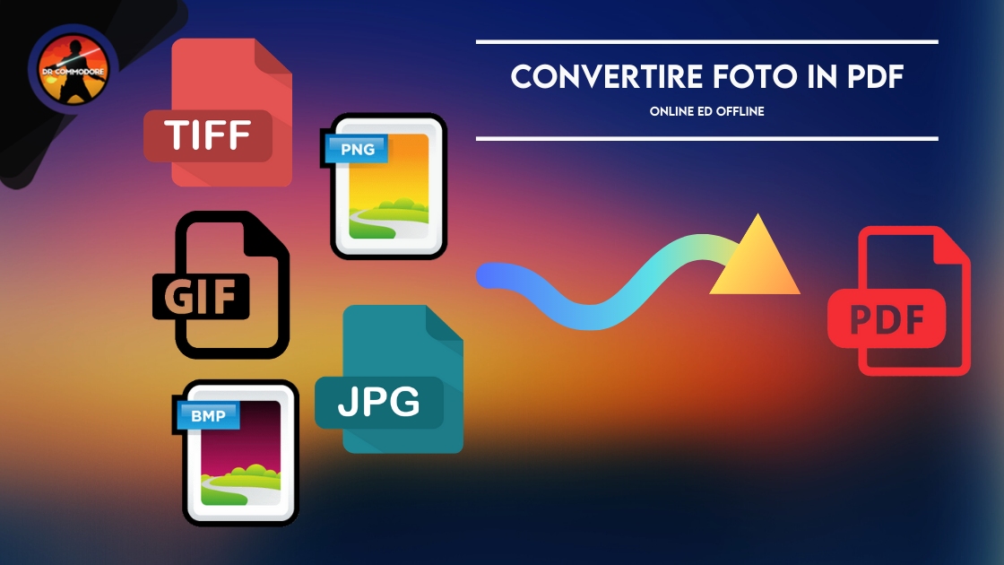 convertire foto pdf