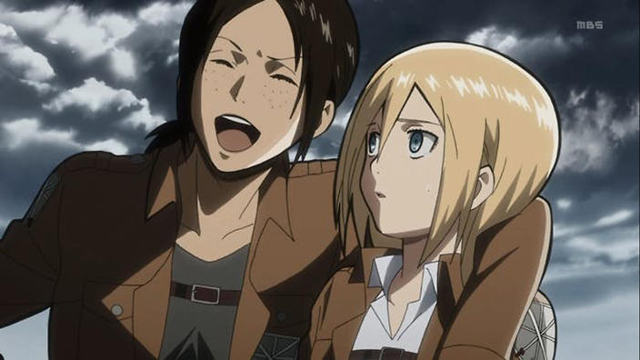 Ymir e Historia si divertono