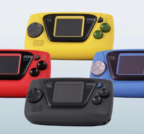 Quattro modelli di game gear micro