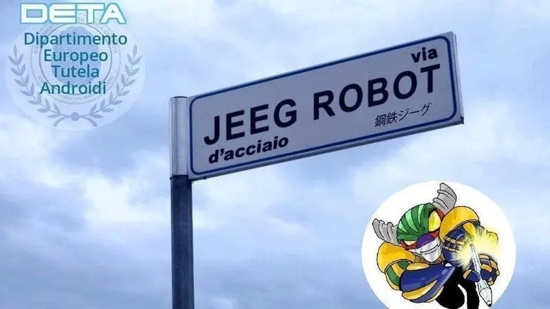 Narni, via Jeeg Robot