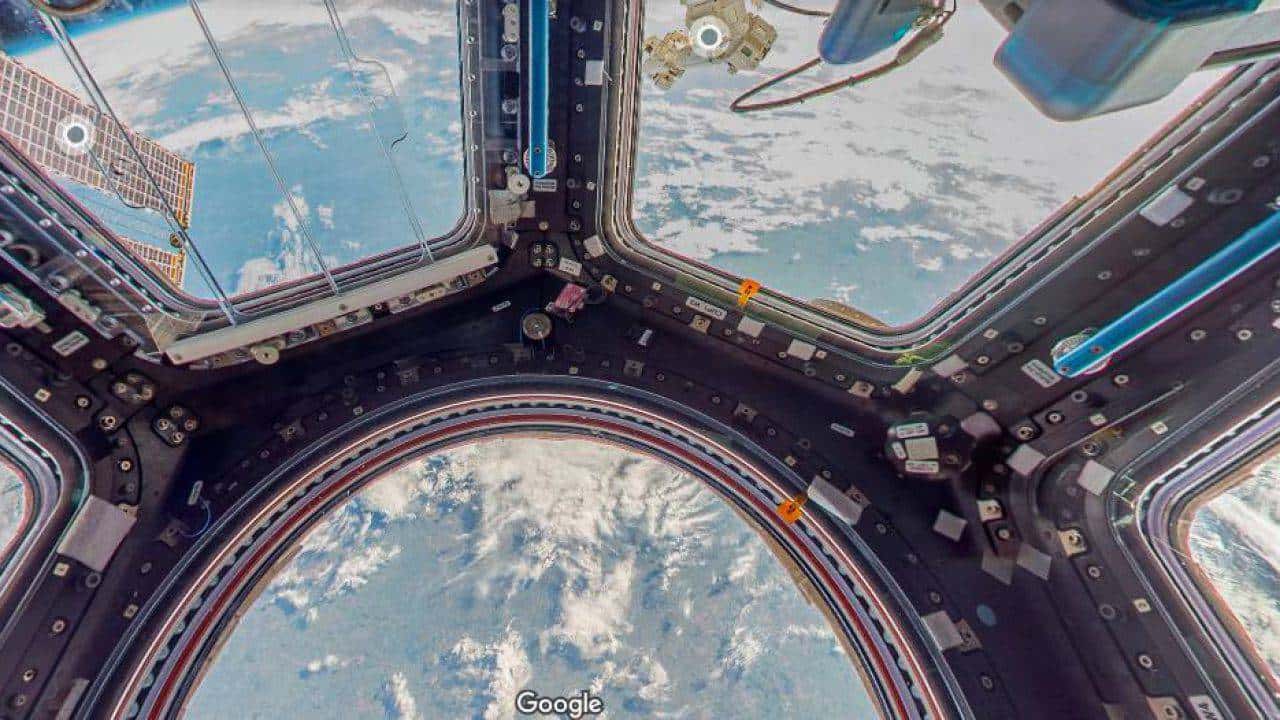 Google Maps ISS Spazio