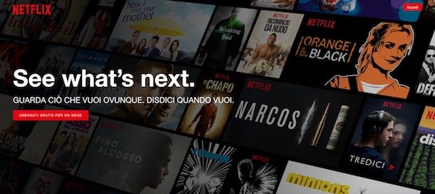 netflix contenuti