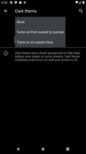 programma dark mode android 11 impostazioni