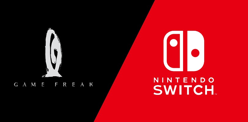 Logo di game freak e quello di nintendo switch