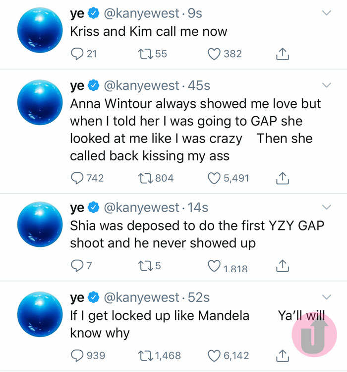 kanye west tweets 1