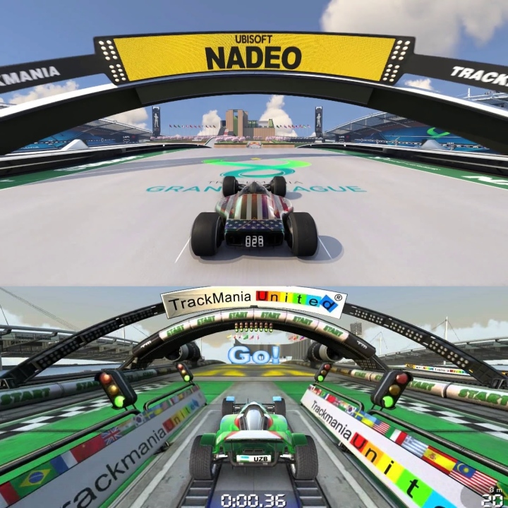 trackmania 2008 vs trackmania 2020