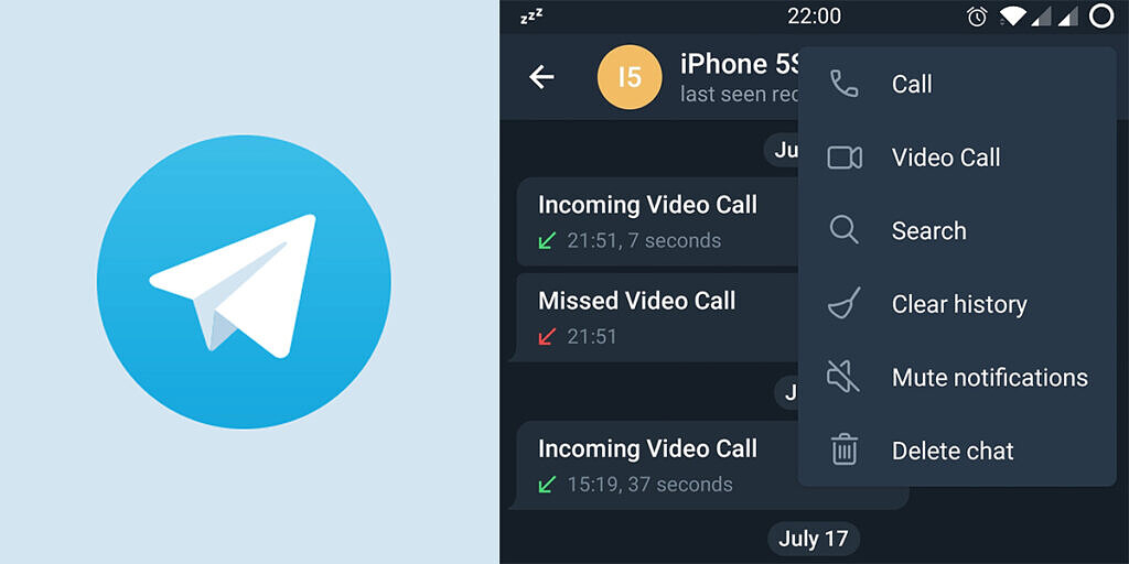 Telegram Beta Videochiamate