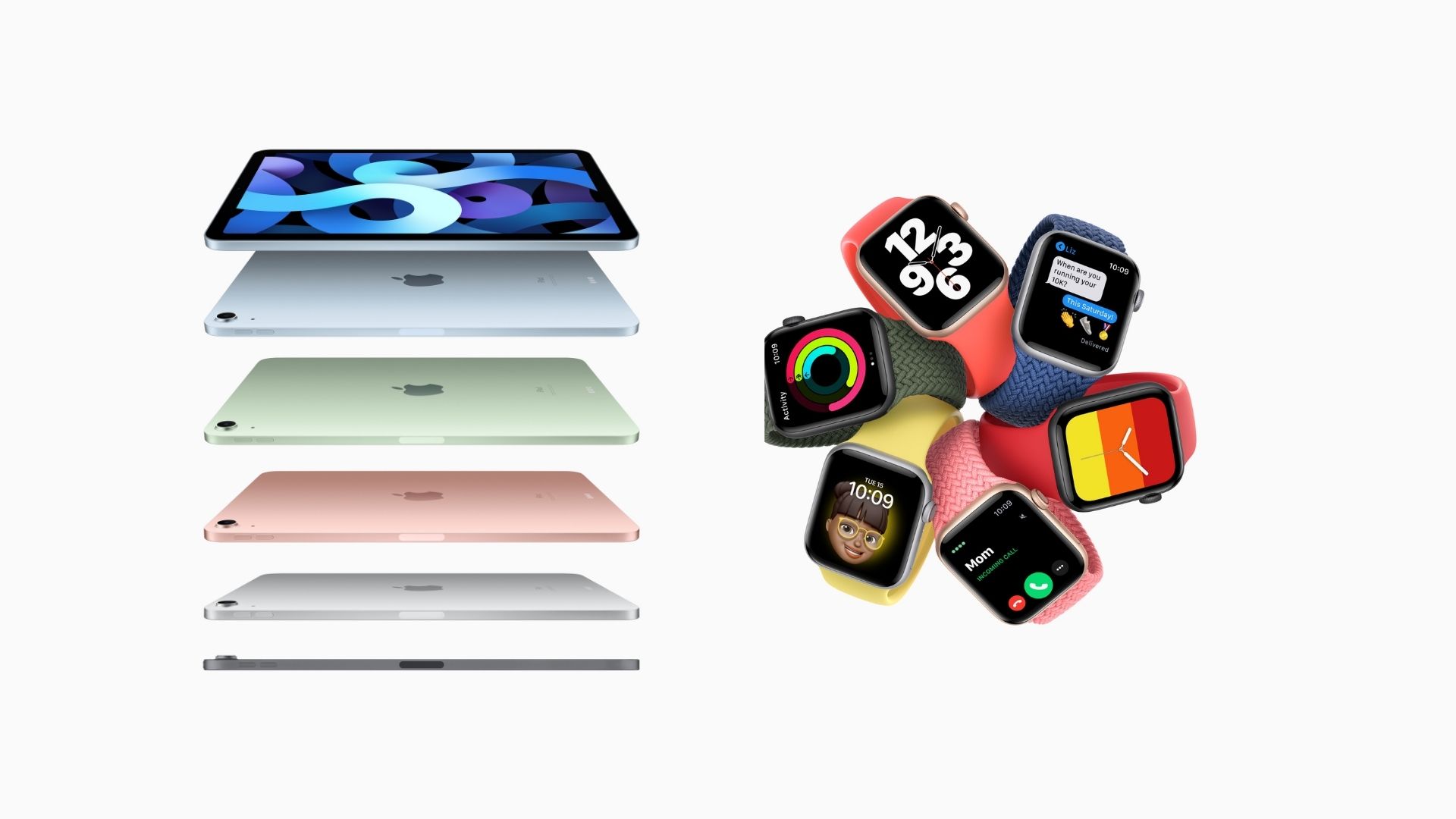 Apple Time Flies iPad Air e Apple Watch Series 6