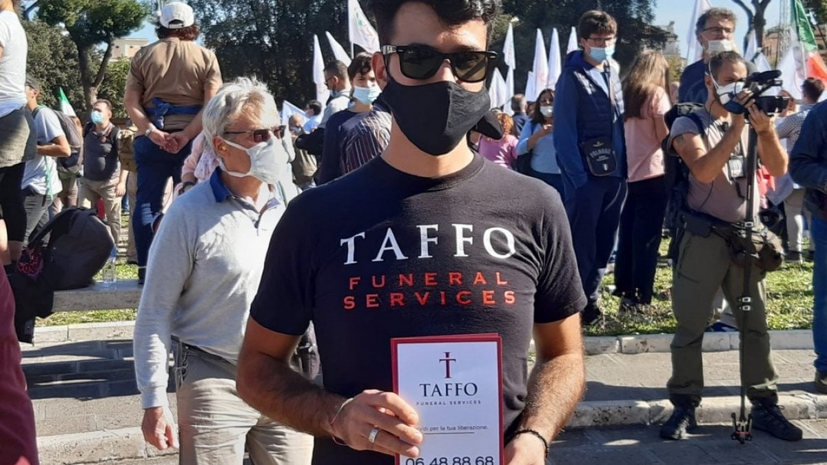 Taffo Pompe Funebri coronavirus manifestazione