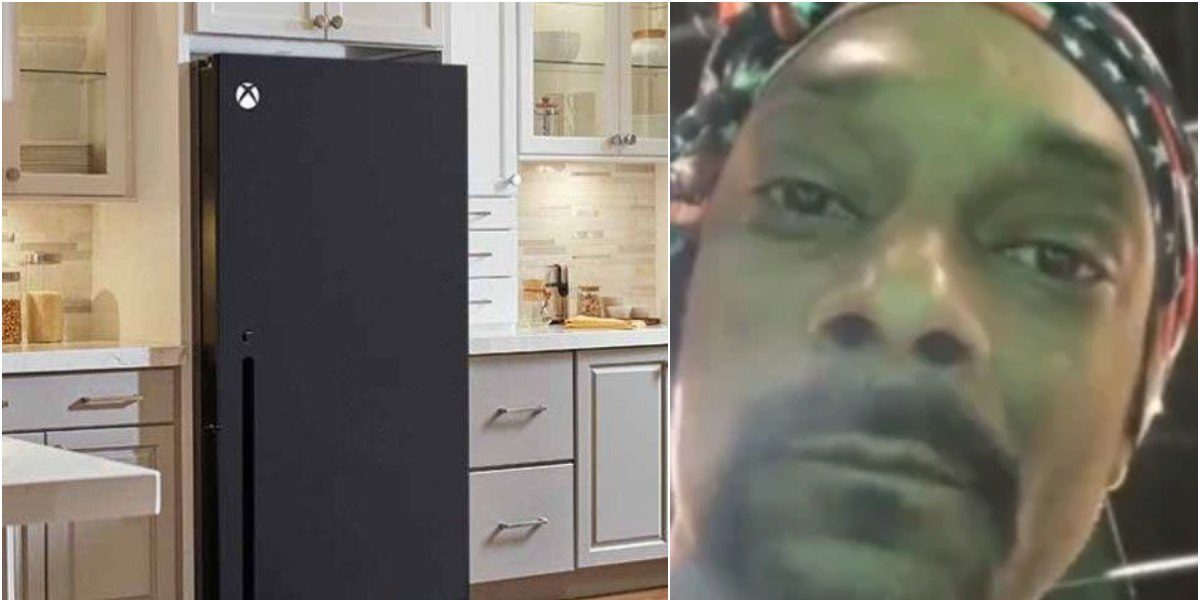 Snoop Dogg receives an Xbox Series X cooler and shows