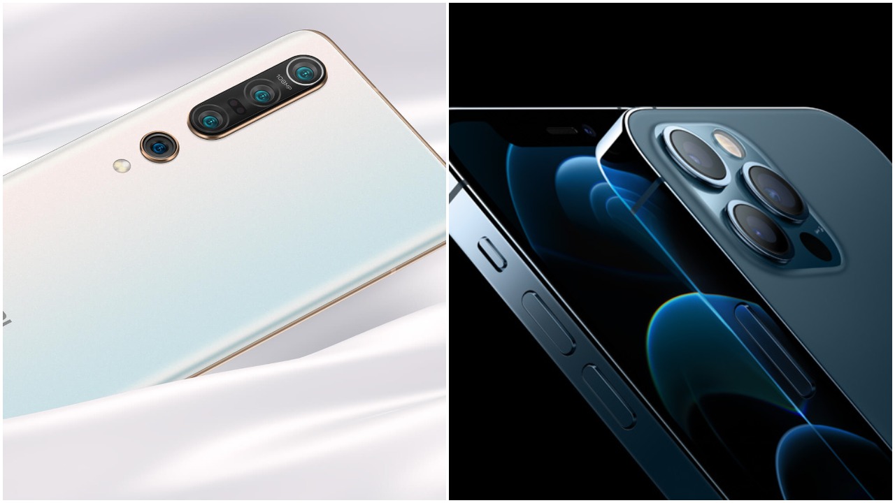 Xiaomi Mi 10T Pro iPhone 12 Apple