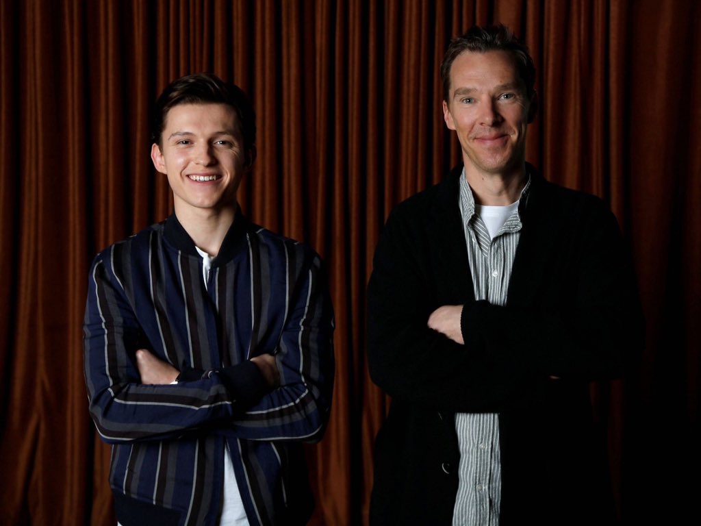 tom holland/benedict cumberbatch