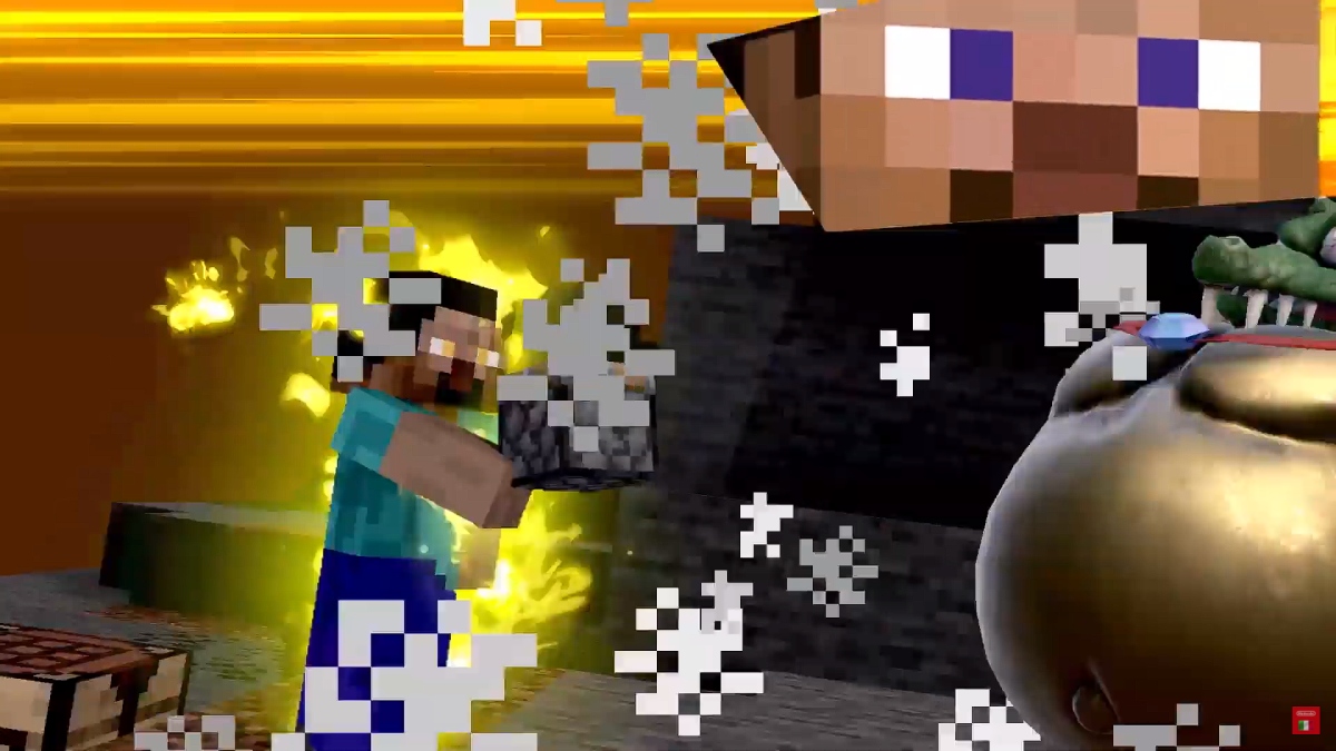 steve minecraft super smash bros 8