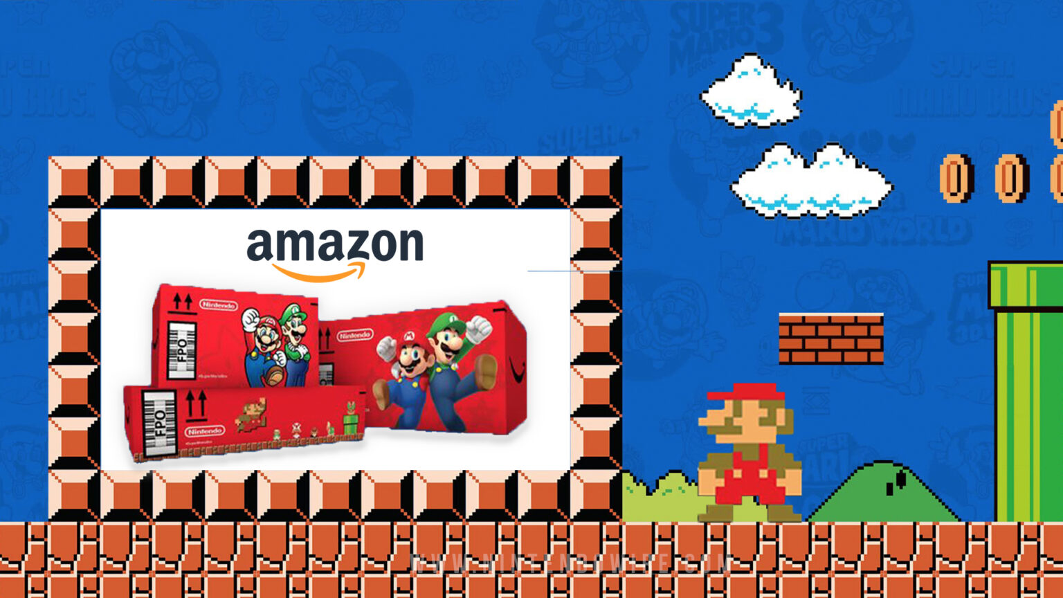 Amazon launches Super Mario Bros 35th Anniversary page and shipping 1536x864 1