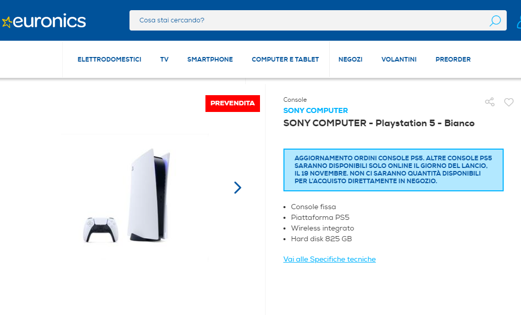 playstation 5 euronics