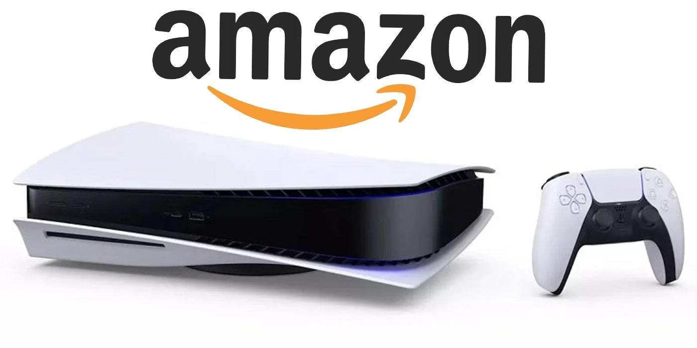 PS5 con logo amazon