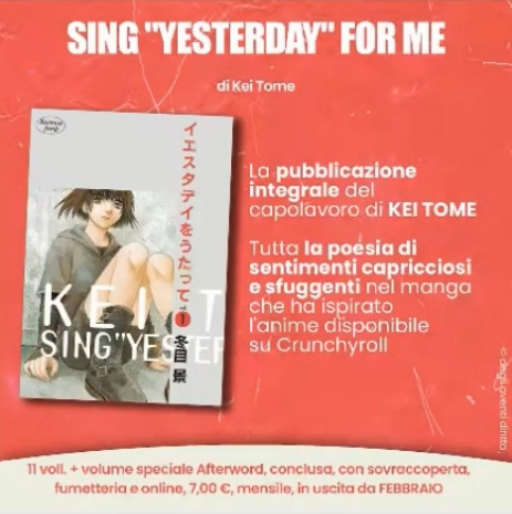 Sing "Yesterday" For Me - Planet Manga