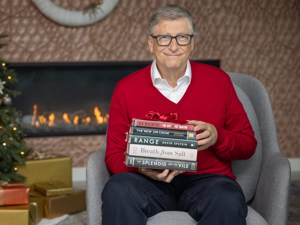 Bill Gates consiglia i suoi 5 libri del 2020