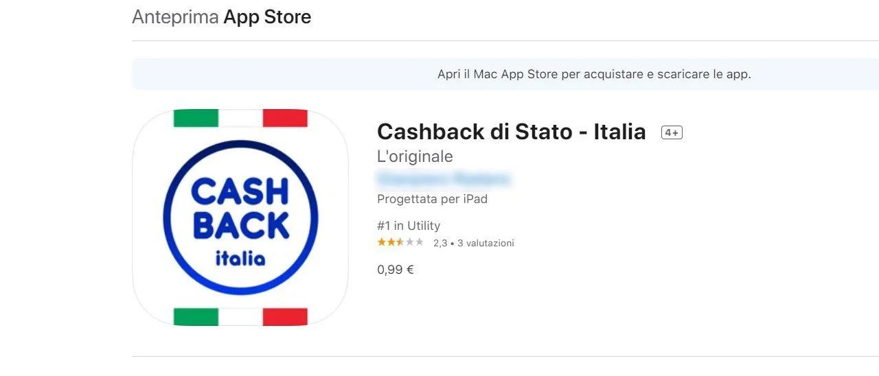 cashback di stato fake app