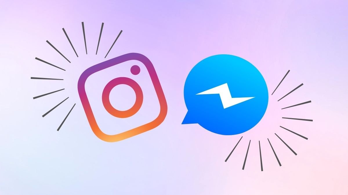 Facebook Messenger e Instagram logo