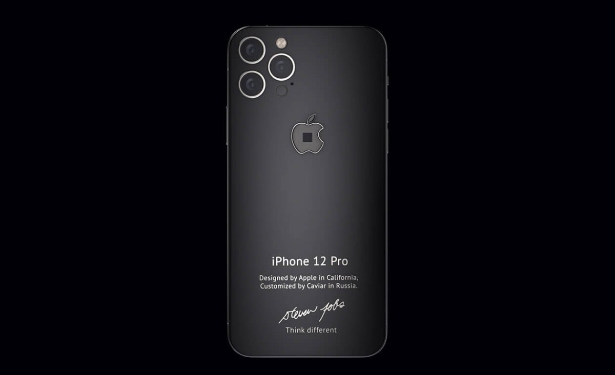 iPhone 12 Pro Caviar nero e oro