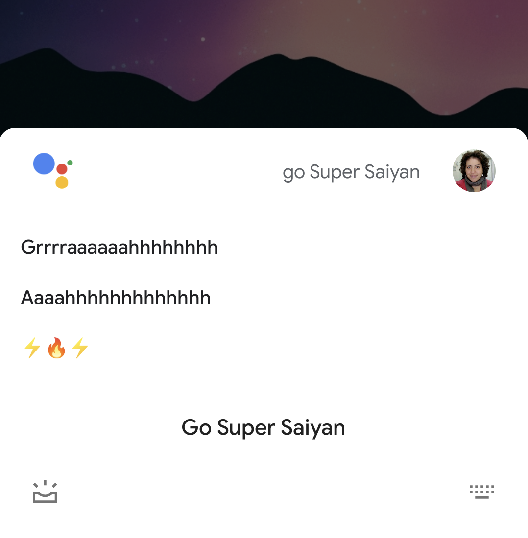 Google Assistant Super Saiyan