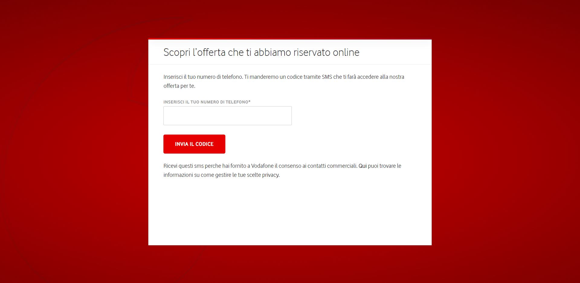 Offerta Vodafone passaggio da Ho.mobile