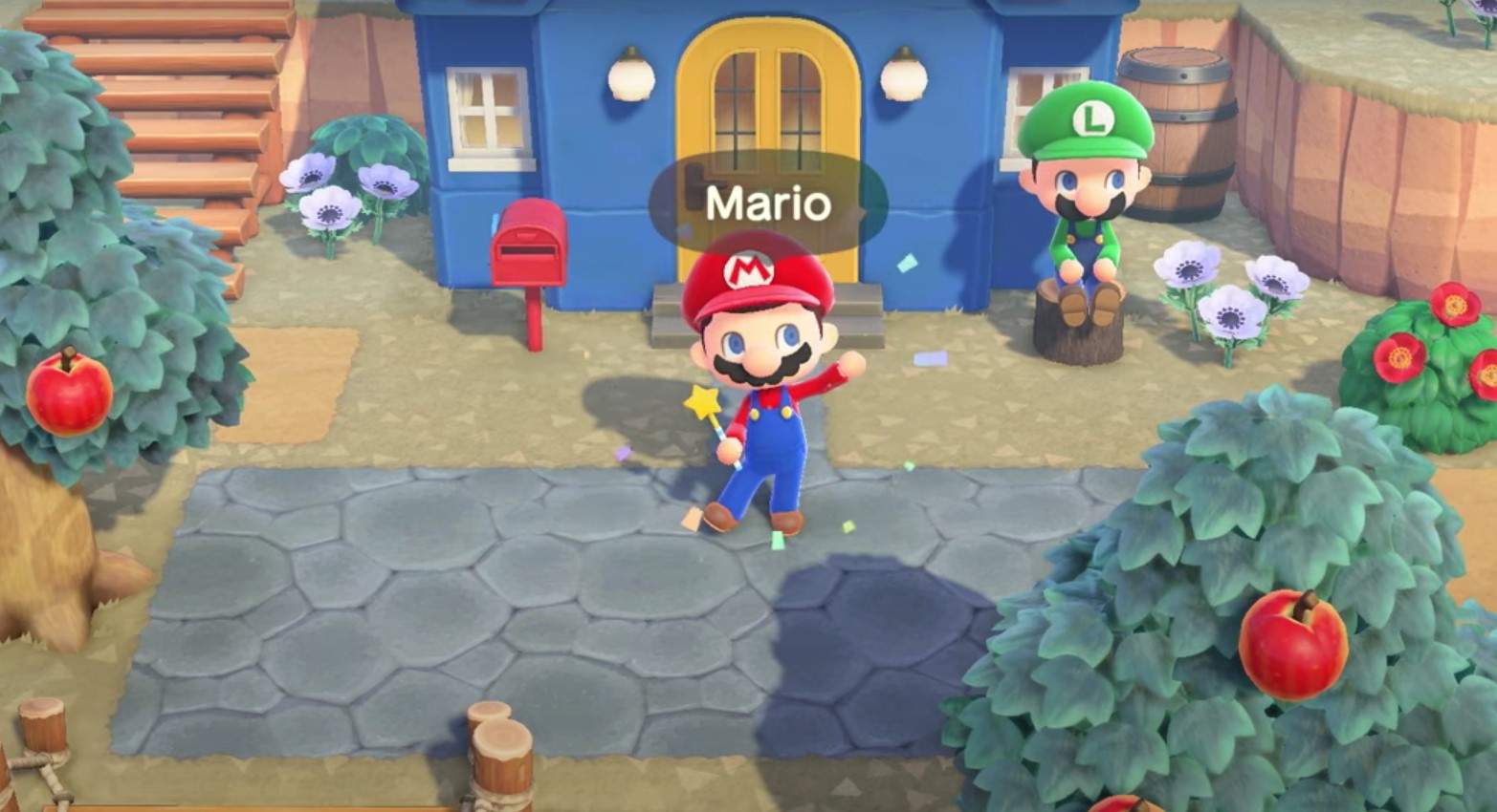 mario x animal crossing