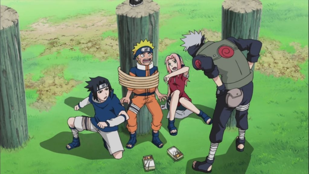 team 7 vs kakashi