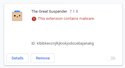 the great suspender malware