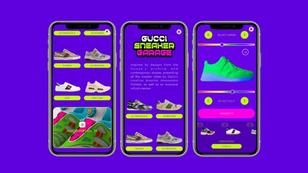 Gucci Scarpe virtuali Sneaker