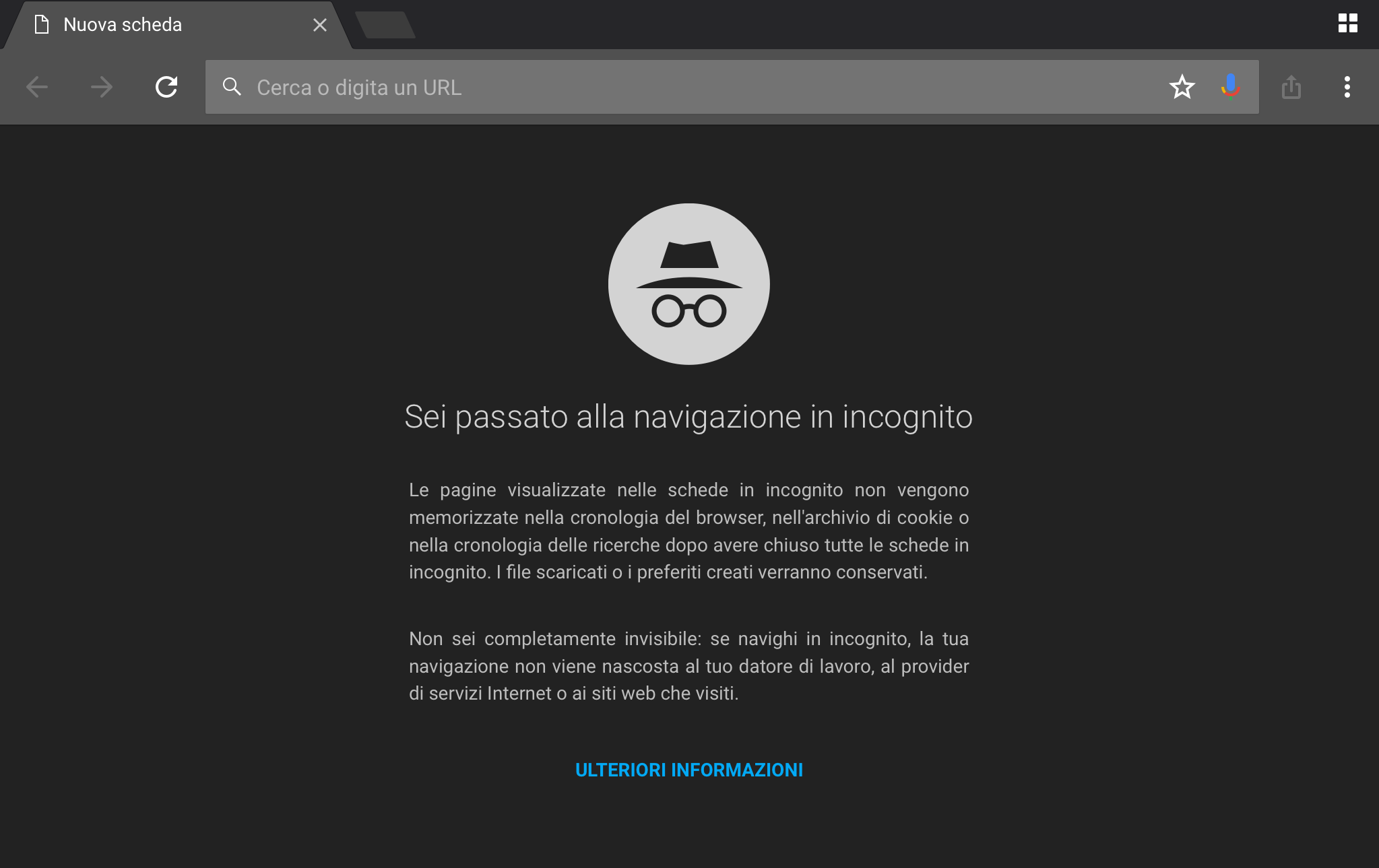 chrome incognito corpo