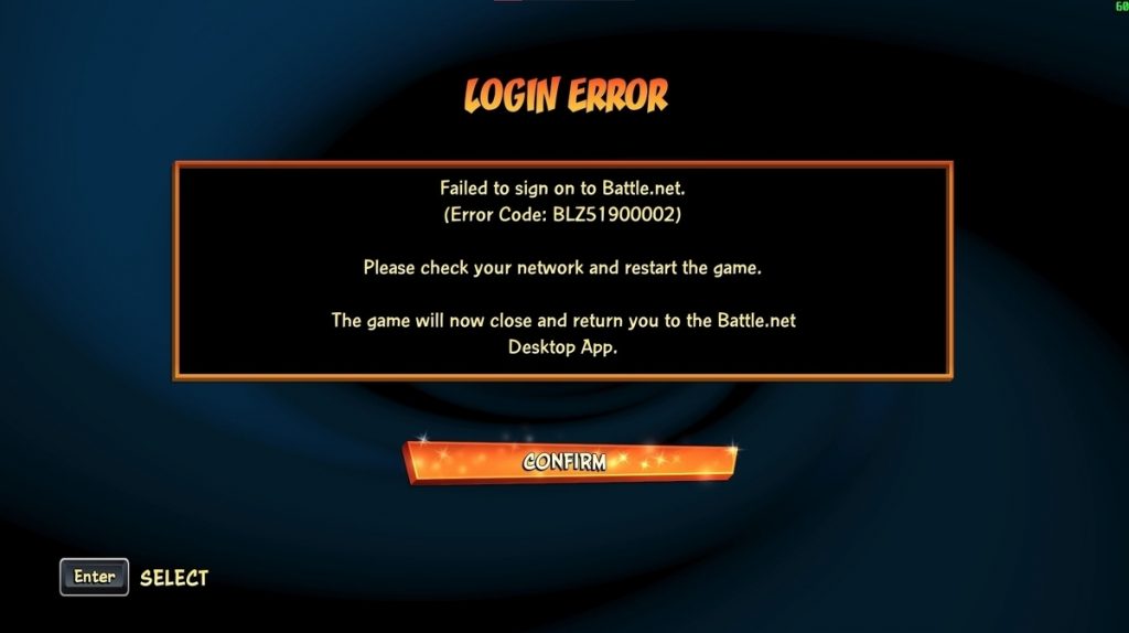 schermata errore login crash bandicoot 4