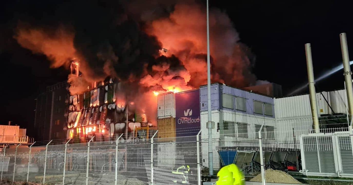 OVH incendio internet data center