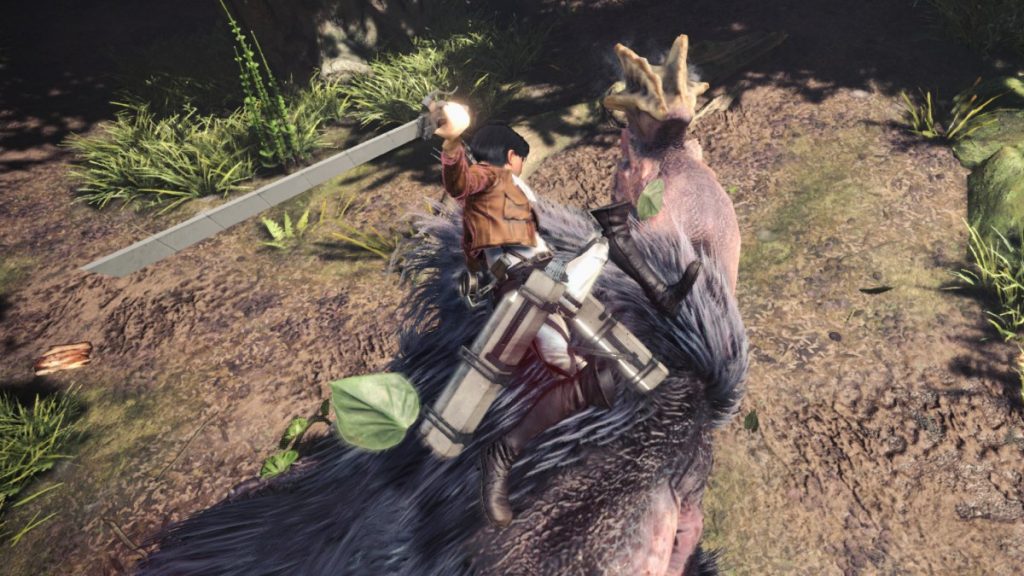 Monster Hunter World, Levi Ackerman contro Anjanath