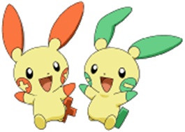 Plusle, Minun