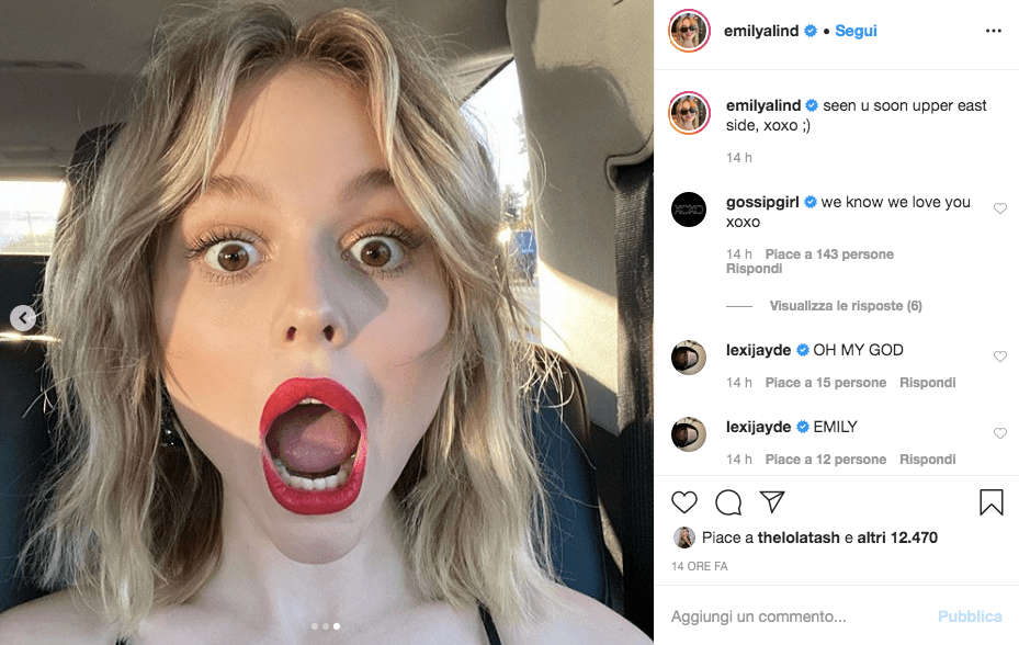 Post instagram di emily alyn lind