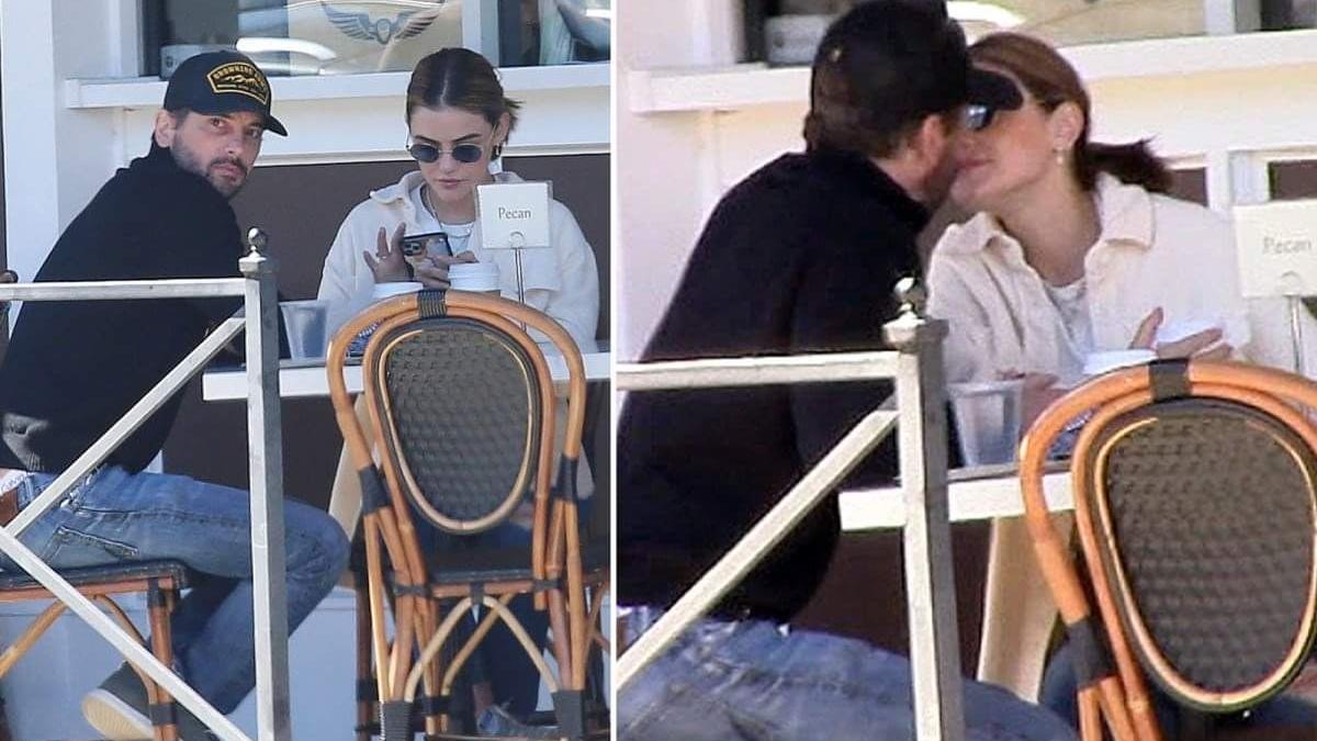 lucy hale e skeet ulrich bacio a los angeles