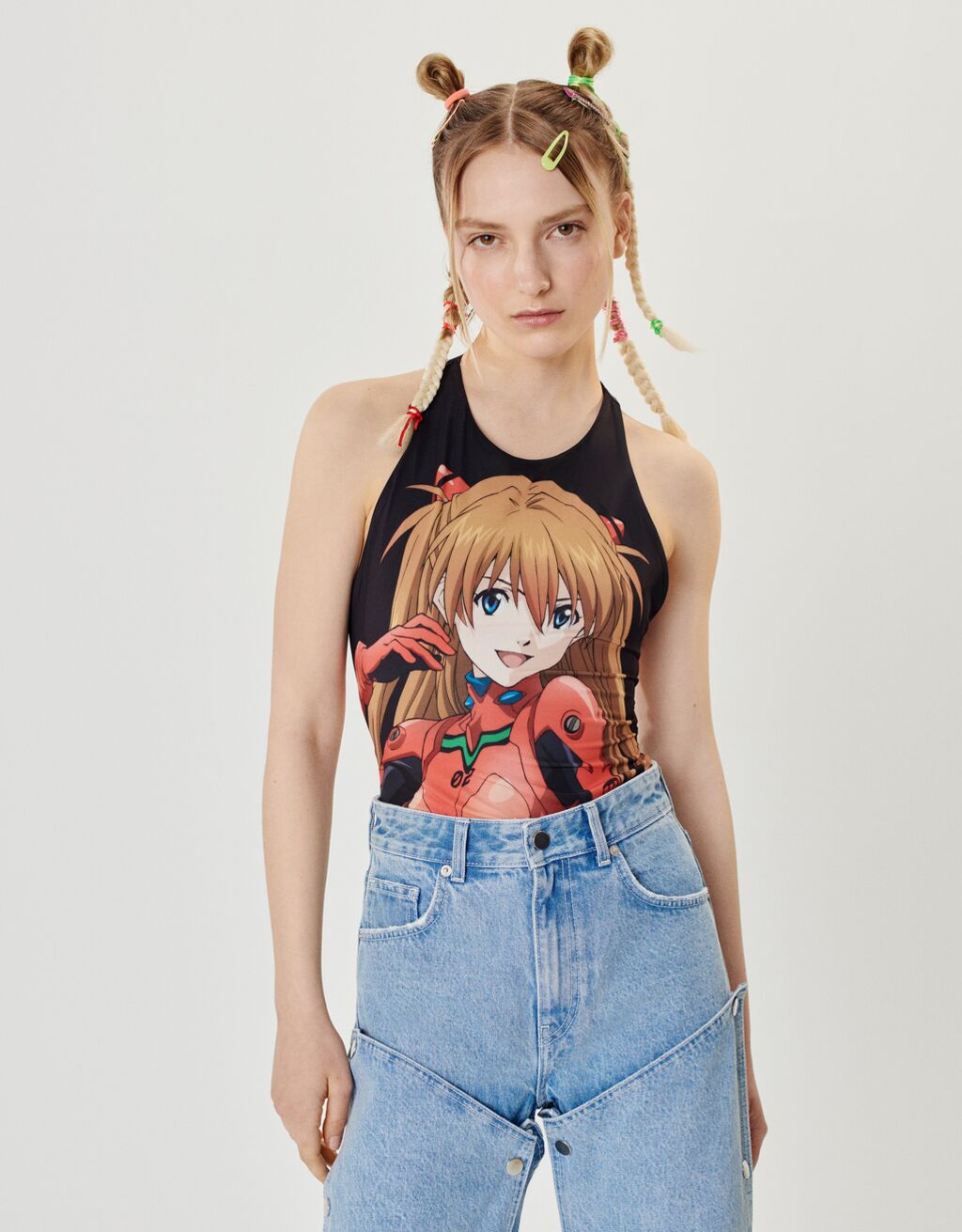 evangelion - naruto - bershka - celio