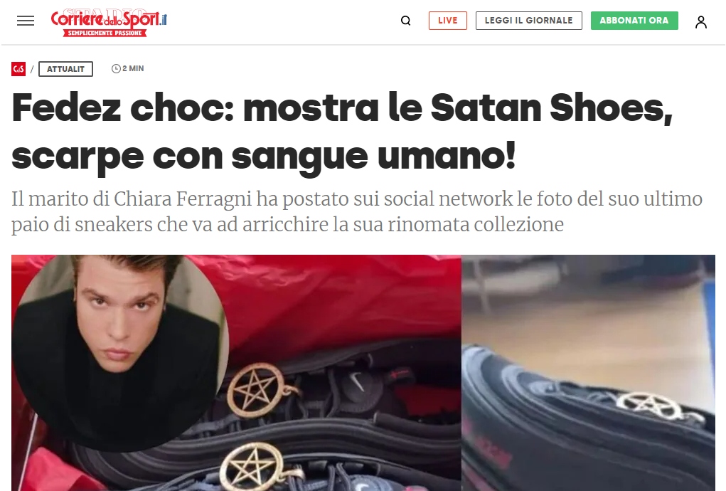 fedez scarpe attacco 3