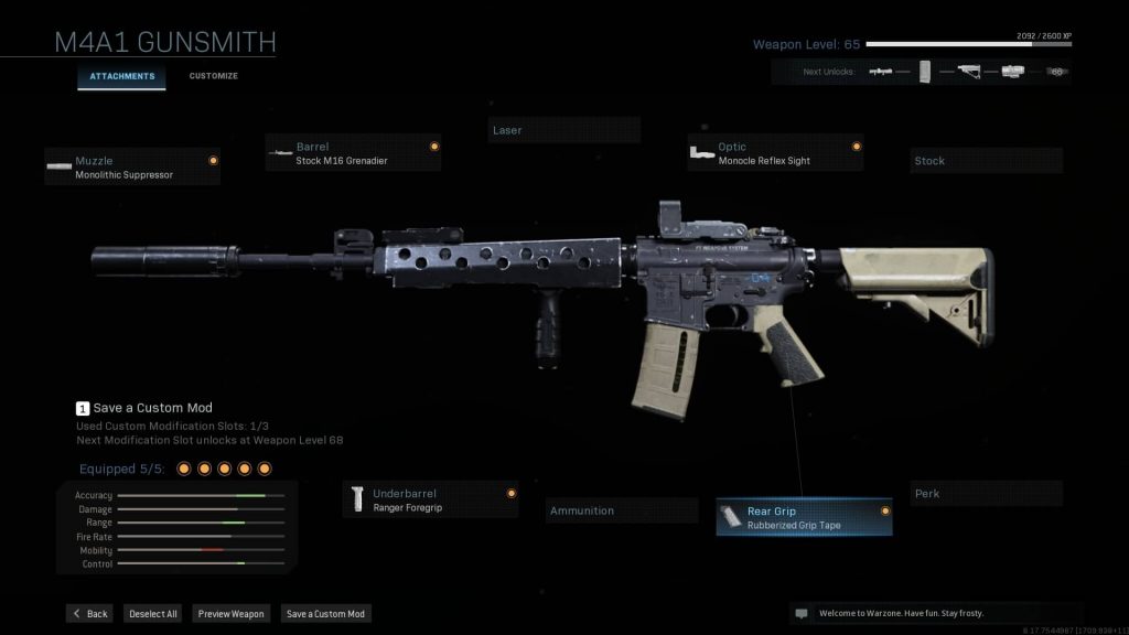 M4A1 Warzone