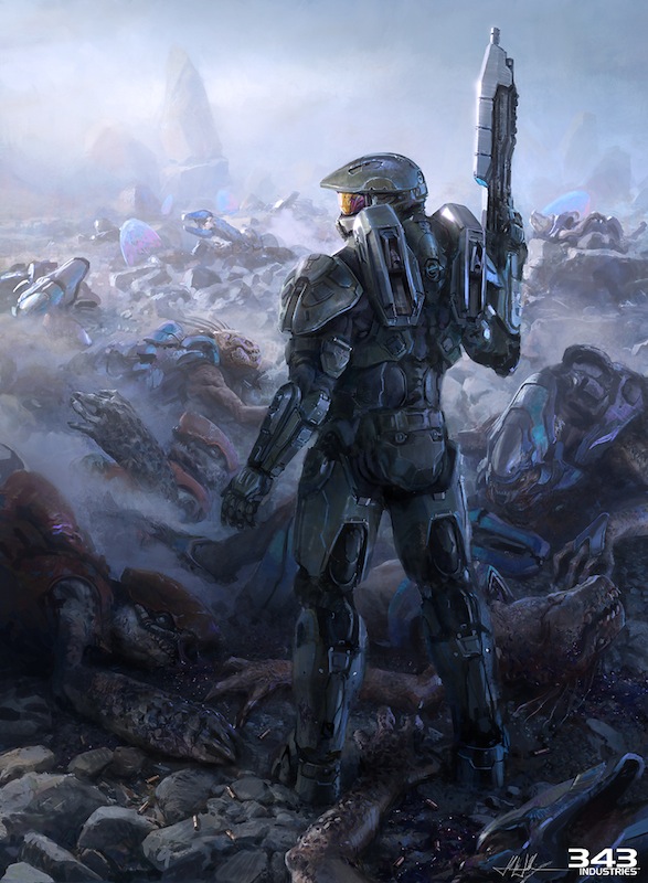 Halo 4 Concept Chief Aftermath