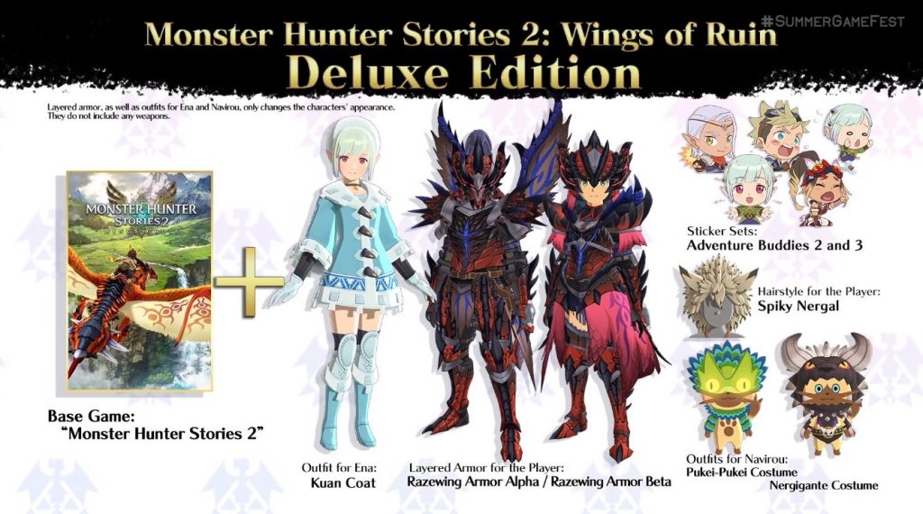 Monster Hunter Stories 2: Wings of Ruin deluxe edition