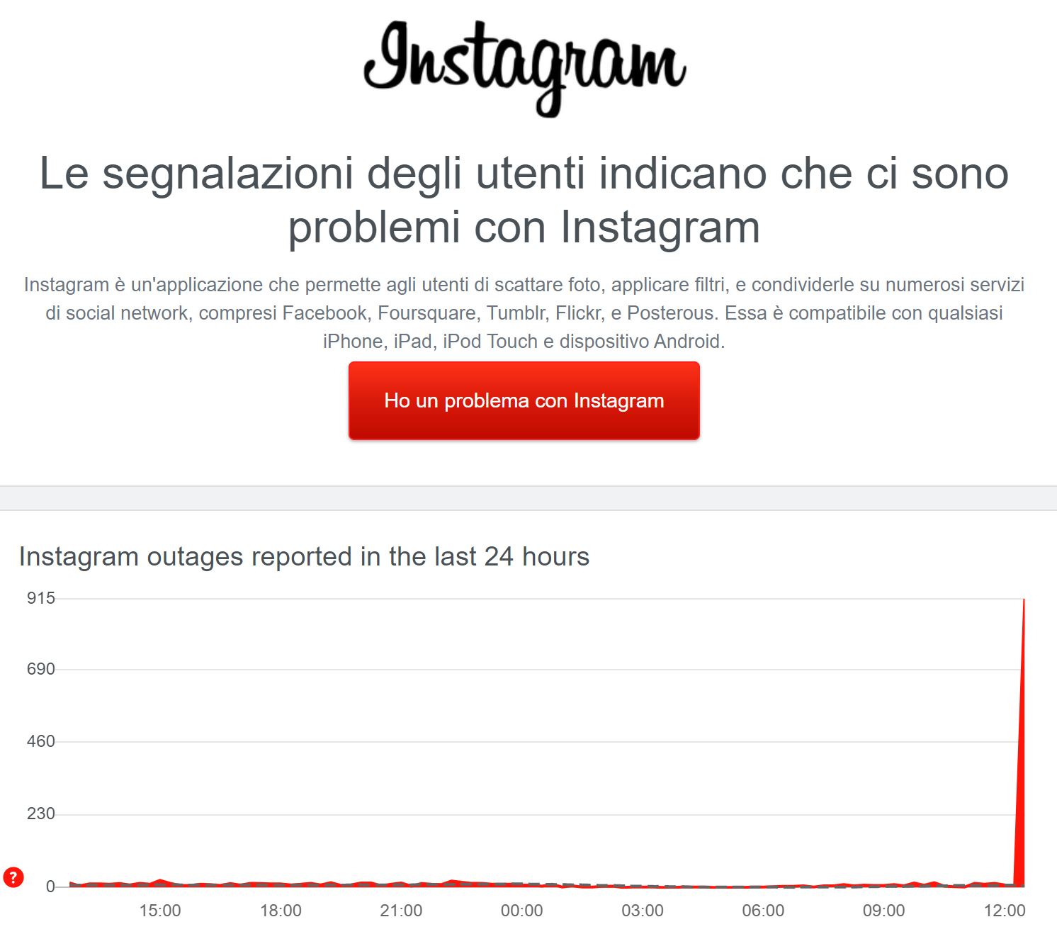 instagram down