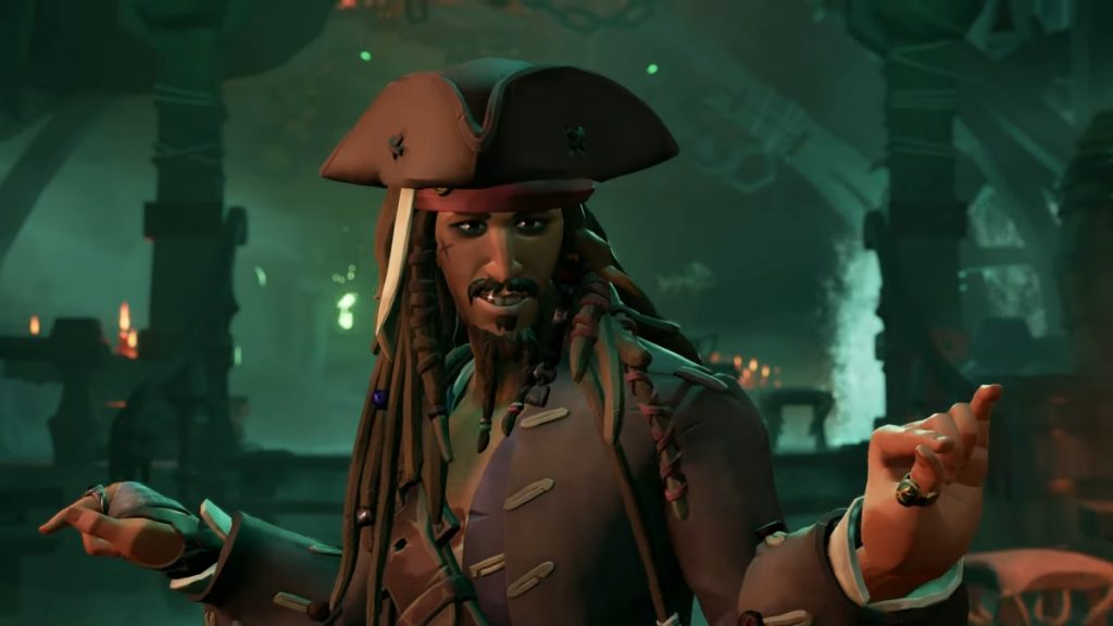 Sea of Thieves con jack sparrow