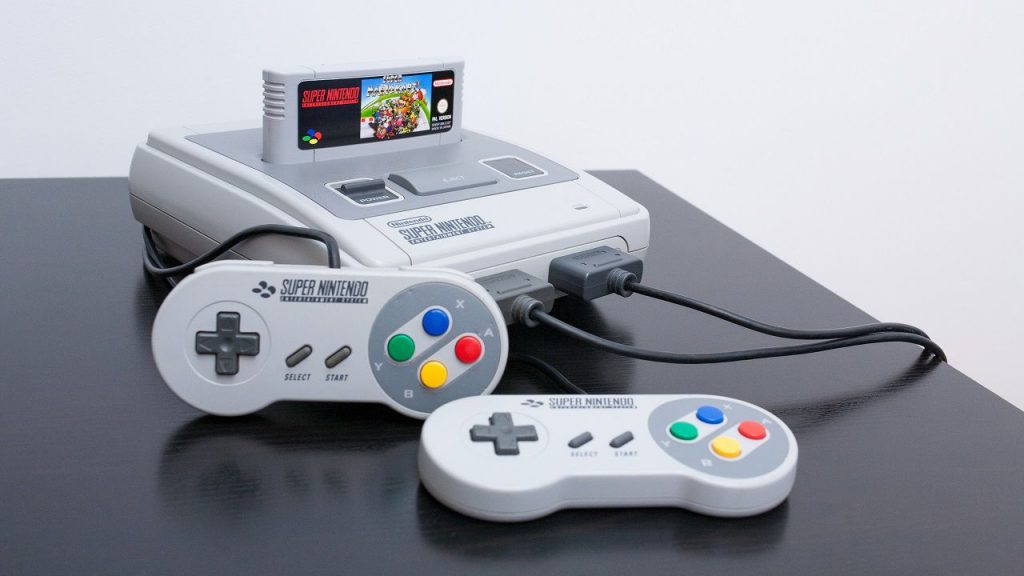 snes con controller