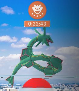 Pokémon GO, raid Rayquaza