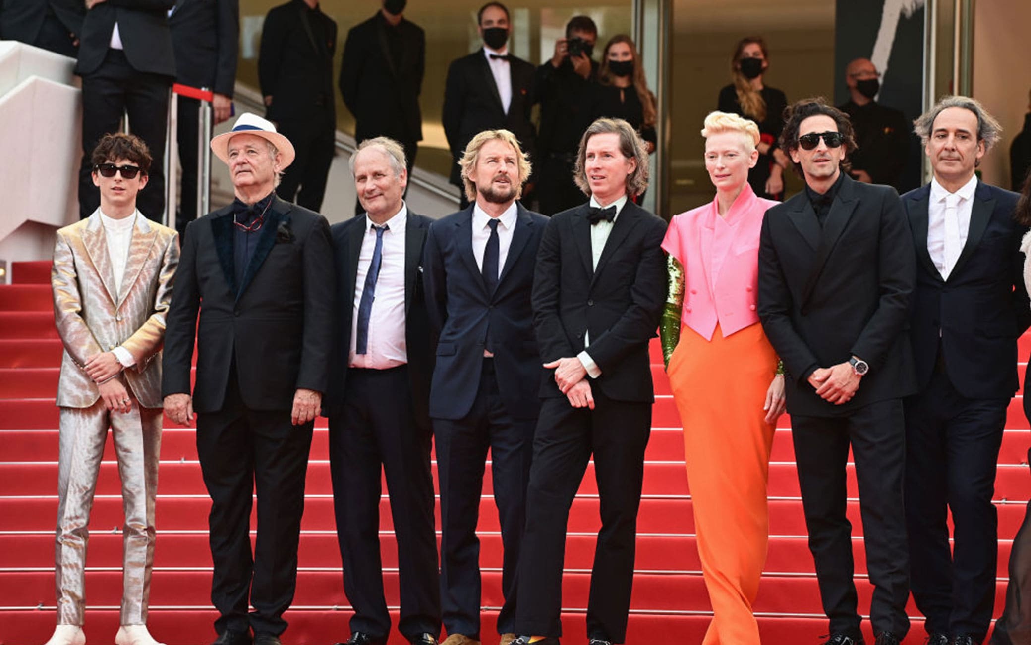 cast the french dispatch red carpet cannes