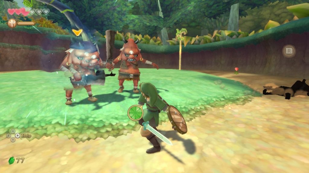 Skyward Sword screenshot combattimento