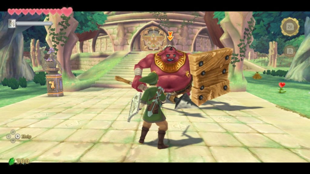 Skyward sword link vs nemico